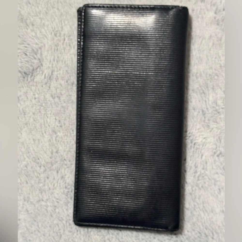 Dolce & Gabbana Black Textured Leather Card Holder